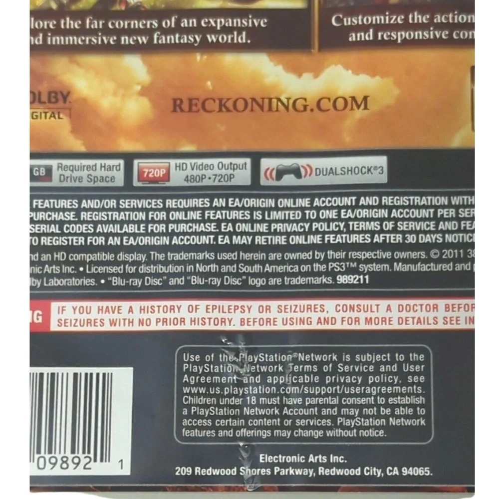 Kingdoms of Amalur‎ Reckoning Sony PlayStation 3 PS3 CIB + Manual Complete!